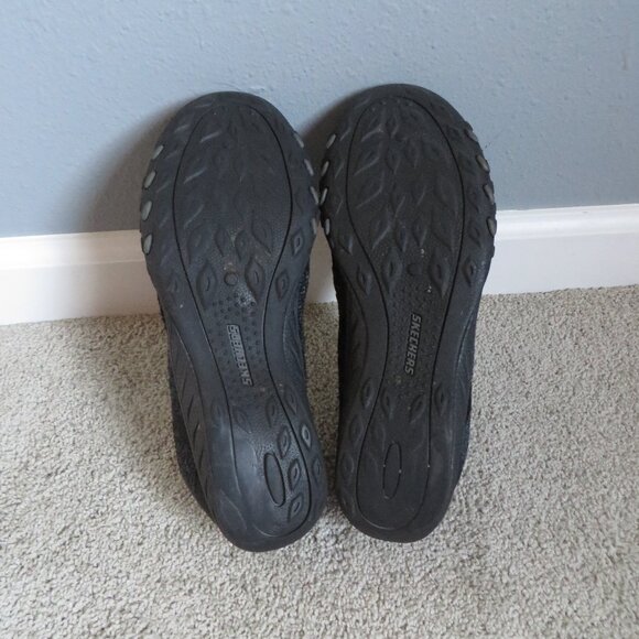 Skechers womens shoes size 8.5 relaxed fit air-cooled memory foam black #23028 - Picture 10 of 10